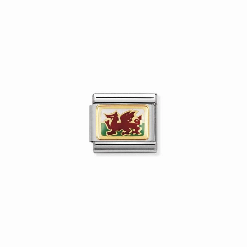 Nomination Composable Classic Link Wales Flag