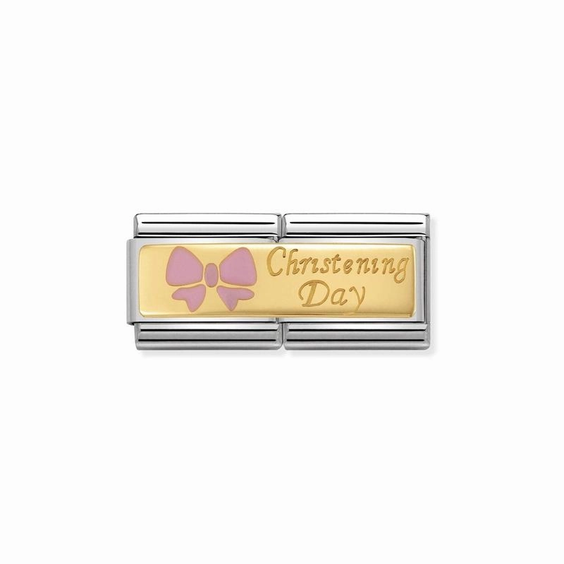 Nomination Composable Classic Pink Christening Double Link