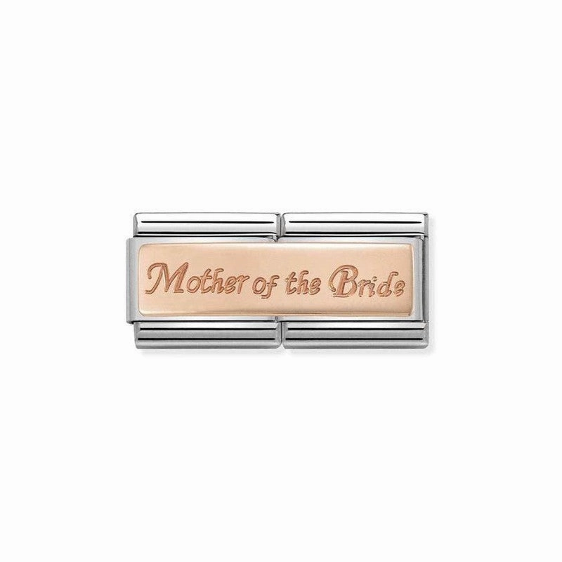 Nomination Composable Double Link Mother Of The Bride, 9K Rose Gold