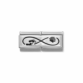 Nomination Composable Double Link Way Of Saint James, Silver