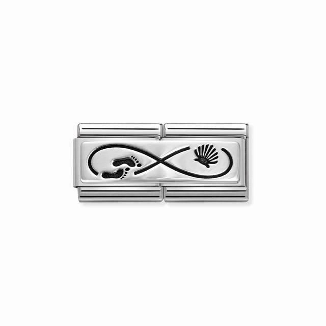 Nomination Composable Double Link Way Of Saint James, Silver