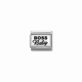 Nomination Composable Link Boss Baby, Silver