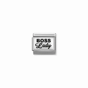 Nomination Composable Link Boss Lady, Silver
