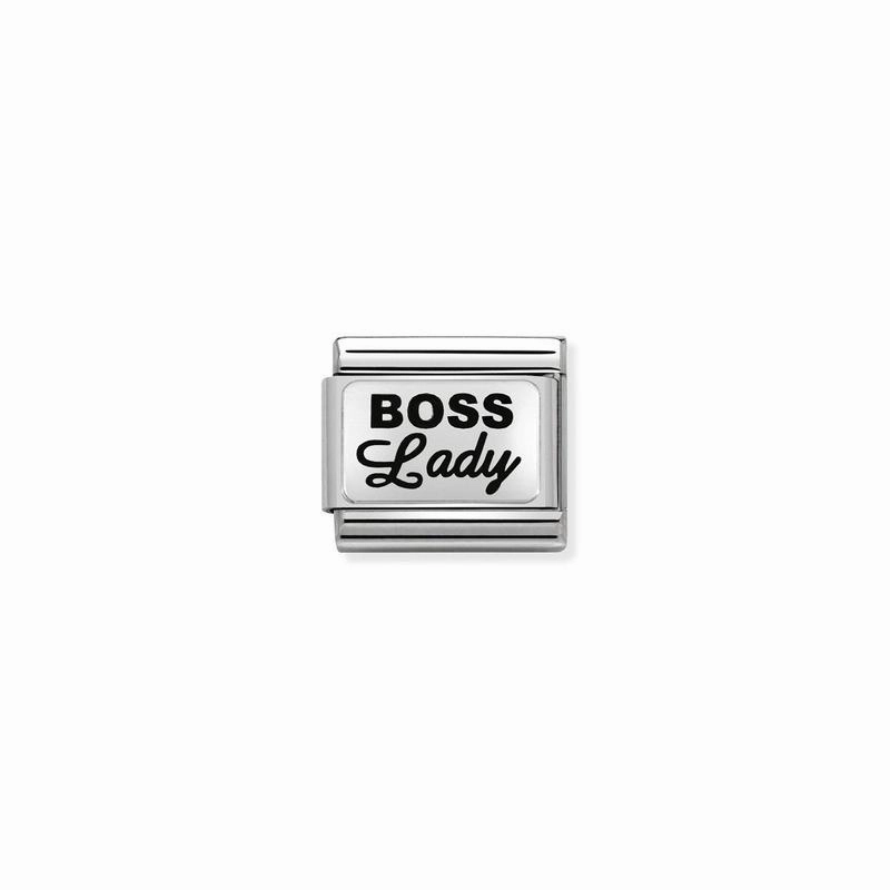 Nomination Composable Link Boss Lady, Silver