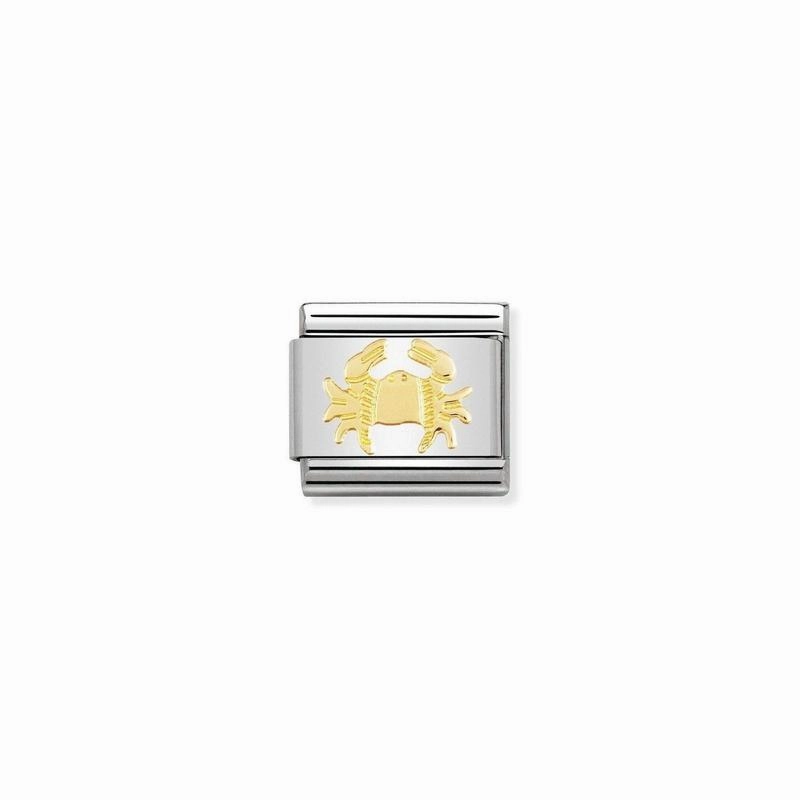 Nomination Composable Link Cancer, 18K Gold