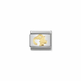 Nomination Composable Link Capricorn, 18K Gold