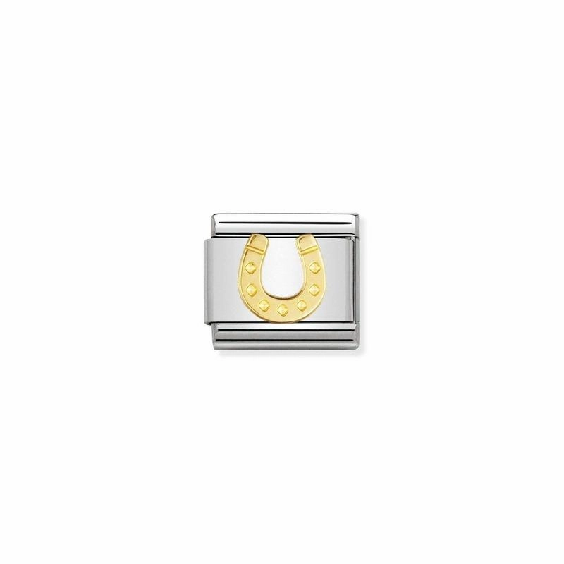 Nomination Composable Link Danish Horseshoe, 18K Gold
