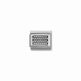 Nomination Composable Link Dot Plate, Silver