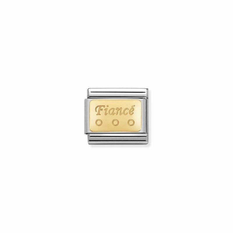 Nomination Composable Link Fiance, 18K Gold