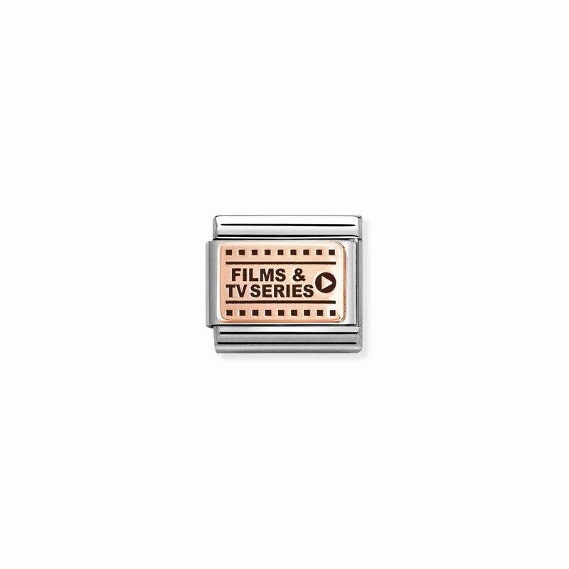 Nomination Composable Link Films & TV Series, 9K Rose Gold