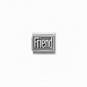 Nomination Composable Link Friend, Silver