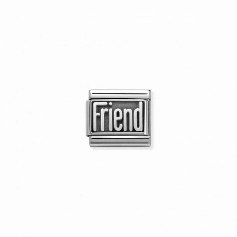 Nomination Composable Link Friend, Silver