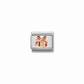 Nomination Composable Link Gift, 9K Rose Gold & Enamel