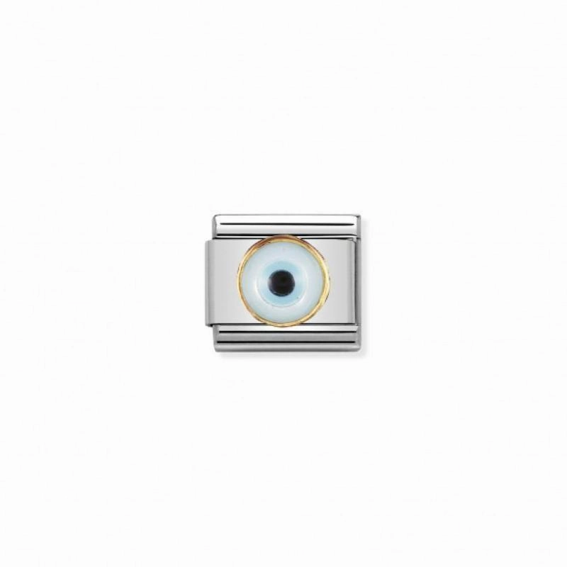 Nomination Composable Link Greek Eye, 18K Gold