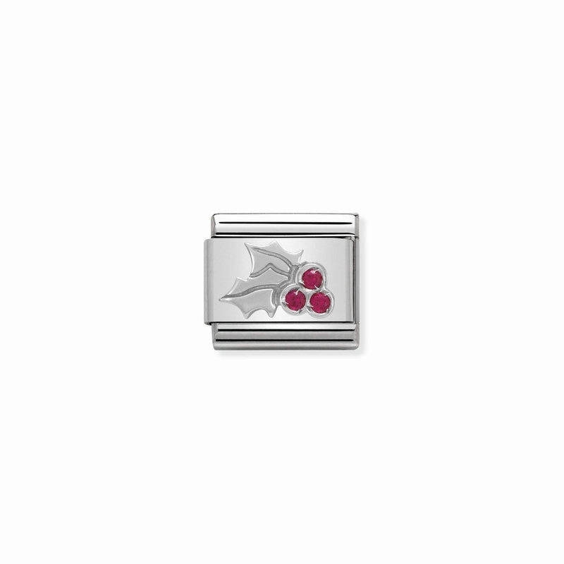 Nomination Composable Link Holly, Cubic Zirconia, Silver