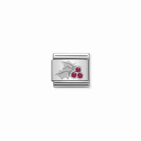 Nomination Composable Link Holly, Cubic Zirconia, Silver