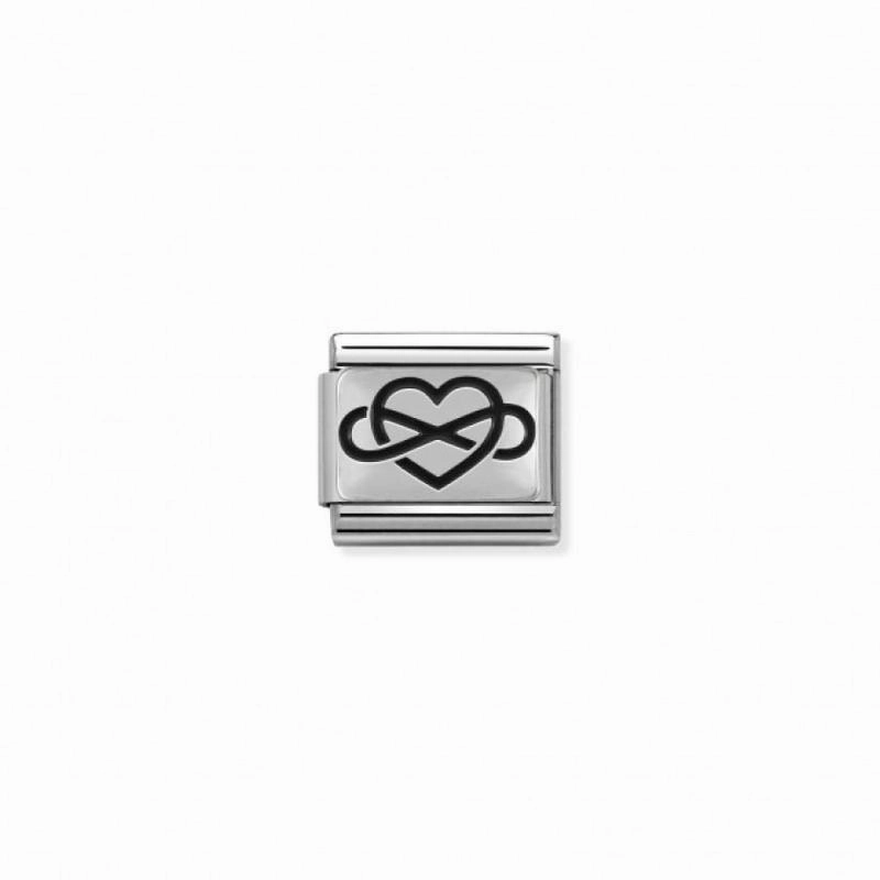 Nomination Composable Link Infinity Heart, Silver