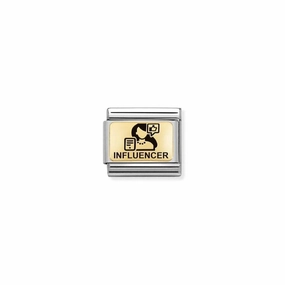 Nomination Composable Link Influencer, 18K Gold