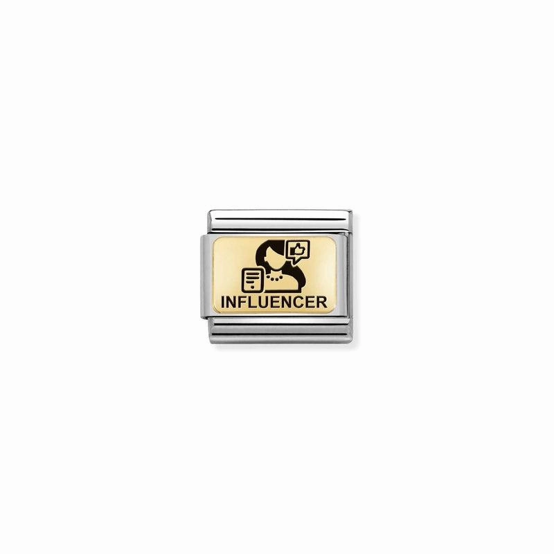 Nomination Composable Link Influencer, 18K Gold
