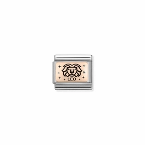 Nomination Composable Link Leo, 9K Rose Gold
