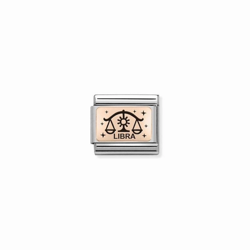 Nomination Composable Link Libra, 9K Rose Gold