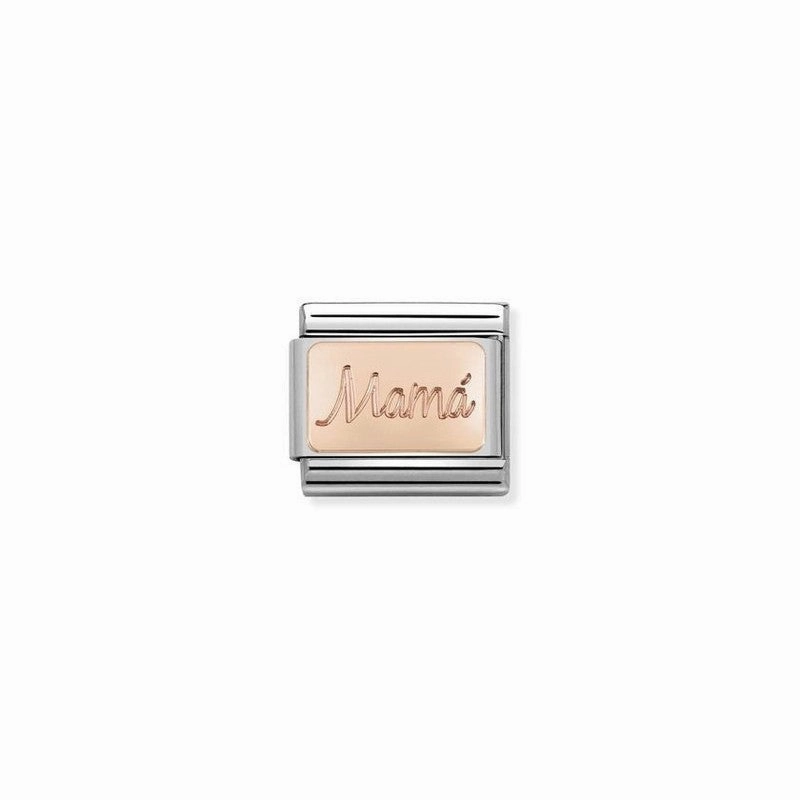 Nomination Composable Link Mama, 9K Rose Gold