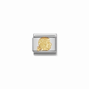 Nomination Composable Link Mozart, 18K Gold