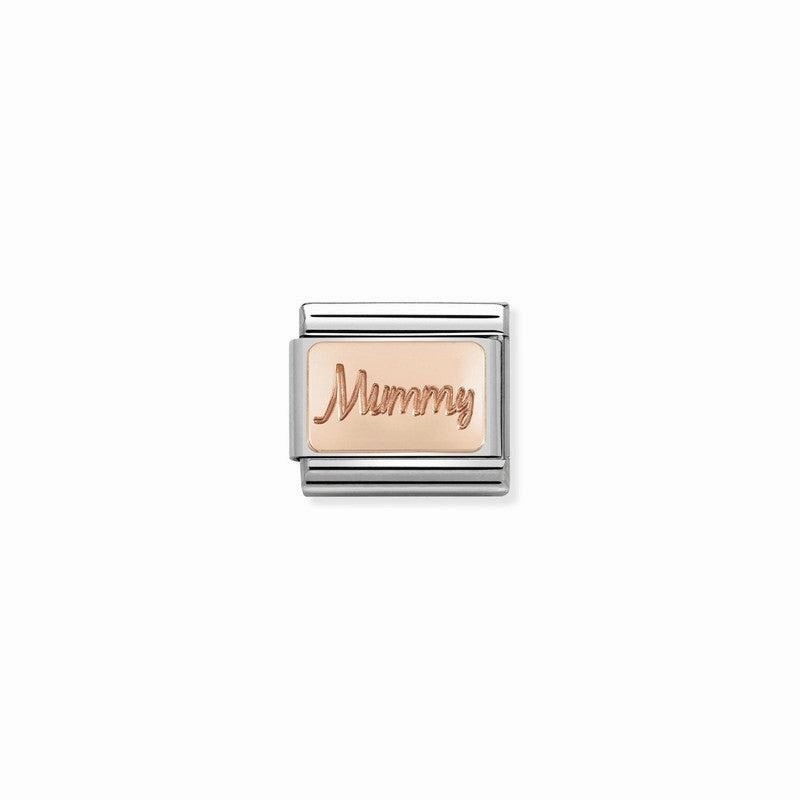Nomination Composable Link Mummy, 9K Rose Gold