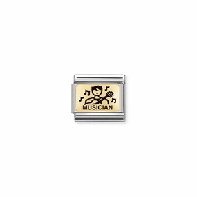 Nomination Composable Link Musician, 18K Gold