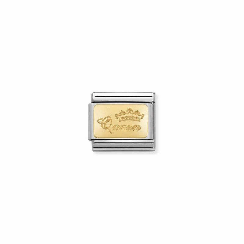 Nomination Composable Link Queen, 18K Gold