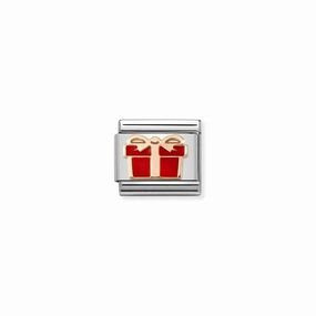 Nomination Composable Link Red Gift, 9K Rose Gold & Enamel