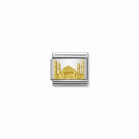 Nomination Composable Link Santa Sofia Monument, 18K Gold