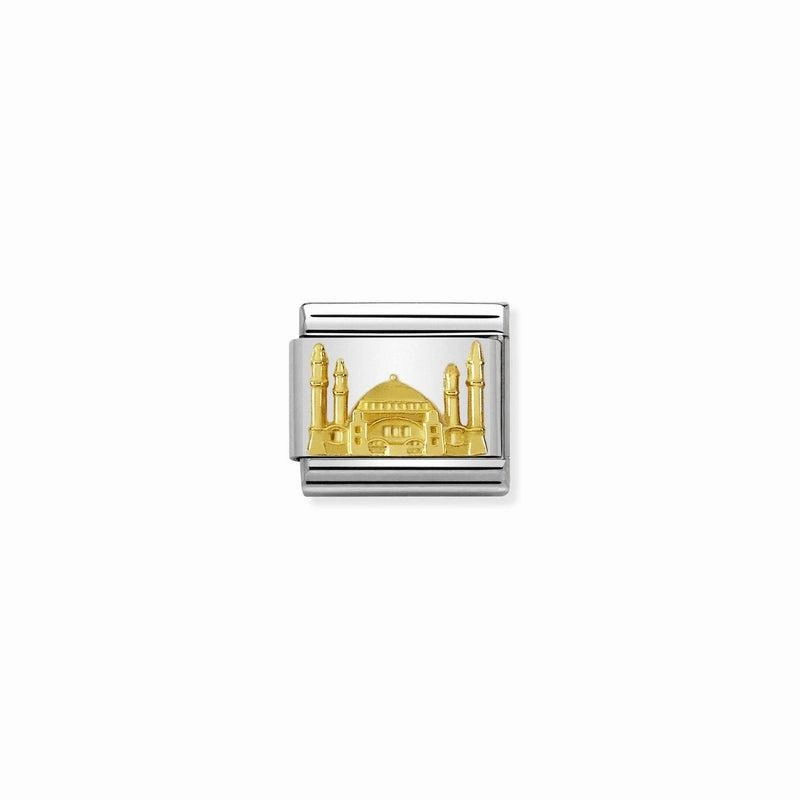 Nomination Composable Link Santa Sofia Monument, 18K Gold