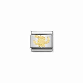 Nomination Composable Link Scorpio, 18K Gold