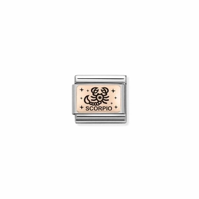Nomination Composable Link Scorpio, 9K Rose Gold