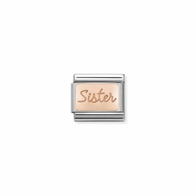 Nomination Composable Link Sister, 9K Rose Gold