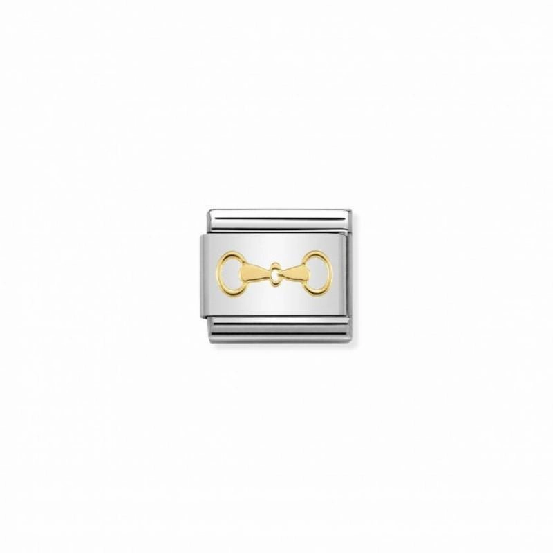 Nomination Composable Link Snaffle Bit, 18K Gold