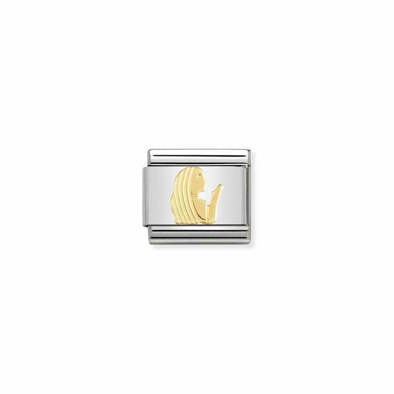 Nomination Composable Link Virgo, 18K Gold