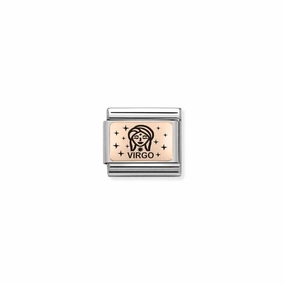 Nomination Composable Link Virgo, 9K Rose Gold
