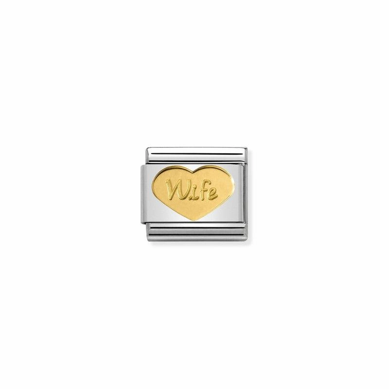 Nomination Composable Link Wife, 18K Gold