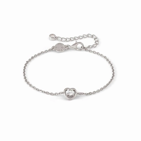 Nomination CosmicLove Bracelet, Heart, Cubic Zirconia, Sterling Silver