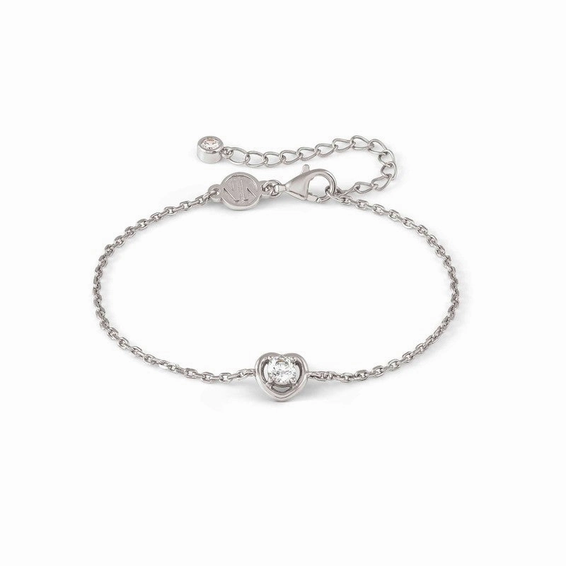 Nomination CosmicLove Bracelet, Heart, Cubic Zirconia, Sterling Silver