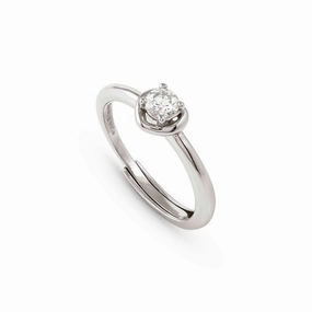 Nomination CosmicLove Ring, Heart, Cubic Zirconia, Sterling Silver