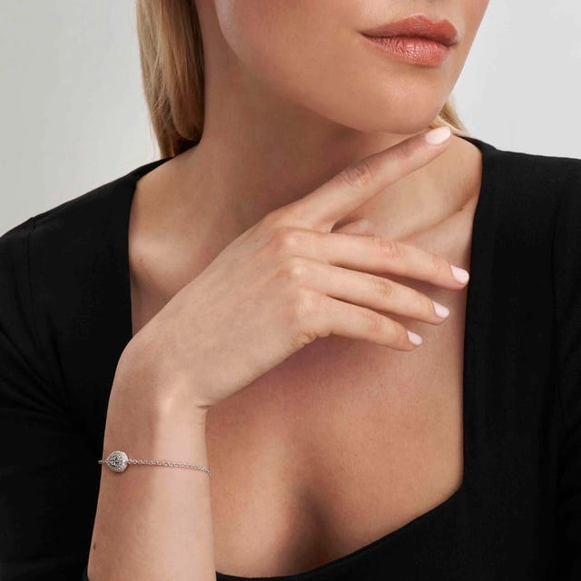 Nomination Domina Bracelet, Drop, Pave, Cubic Zirconia, Silver