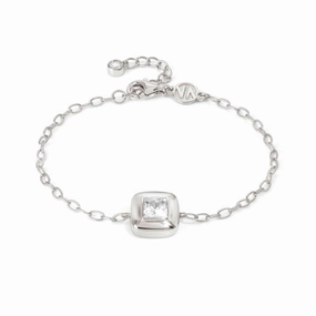 Nomination Domina Bracelet, Square, Cubic Zirconia, Silver