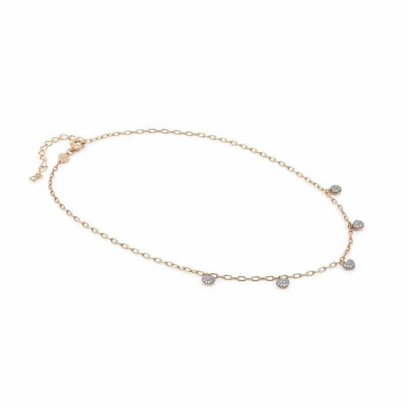 Nomination Easychic Hearts Necklace 22K Rose Gold Finish