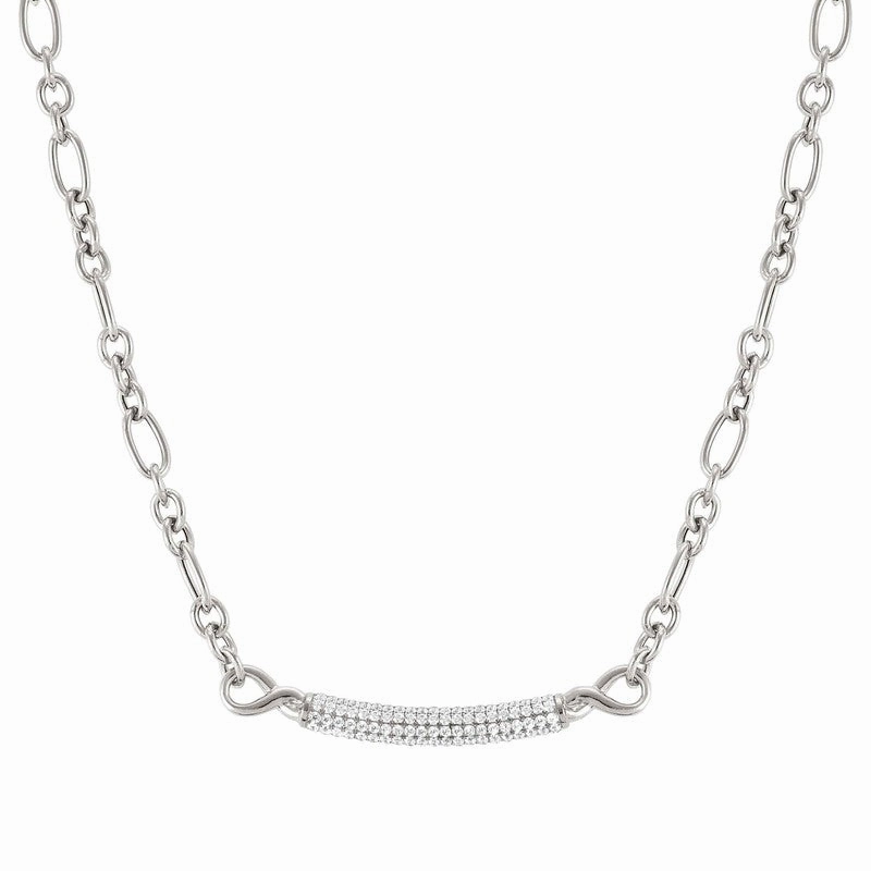Nomination Endless Necklace With Bar With Stones