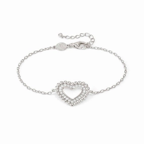 Nomination Lovecloud Bracelet, Heart, Cubic Zirconia, Silver
