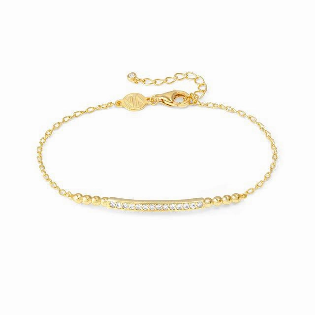 Nomination Lovecloud Bracelet, Infinity, Cubic Zirconia, 24K Gold
