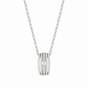 Nomination Lovelight Necklace, Cubic Zirconia, Silver